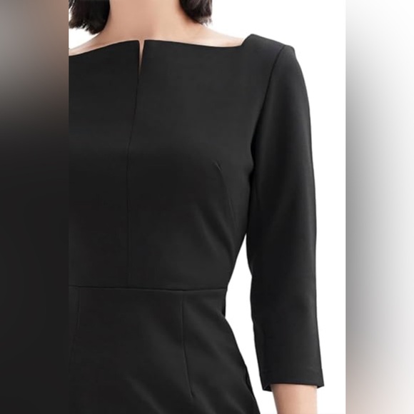 Women’s Black Midi Dress - Picture 4 of 4